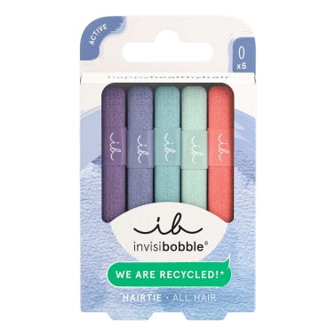 MON MOU Silk Slim Scrunchie Тонка шовкова резинка (синя електрік) &mdash; Фото 11