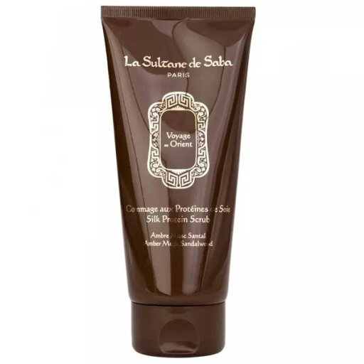 La Sultane De Saba Silk Protein Scrub Ambre Musc Santal 200ml Шелковый протеиновый скраб с ароматом Амбры, мускуса и сандала