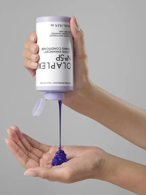Olaplex №5P Blonde Enhancer Toning Conditioner Global 250 ml Тонуючий кондиціонер "Магія блонду" &mdash; Фото 1