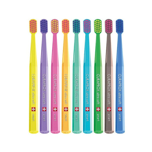 CURAPROX smart ultra soft 5-12 Years Зубна щітка середньої жорткості для дітей (жовта) &mdash; Фото 2