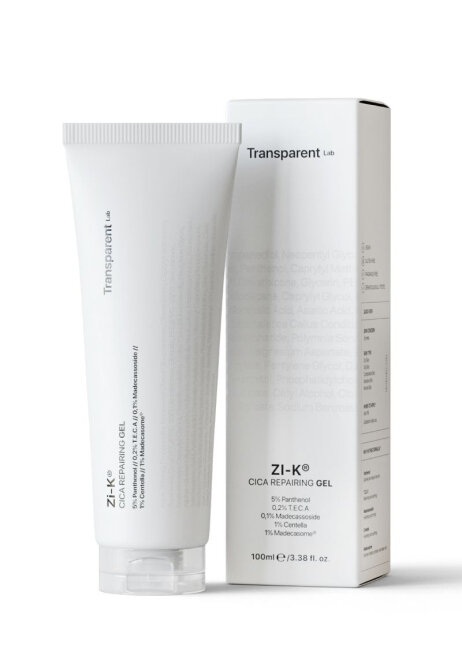Transparent Lab Zi-K Calming Face Gel 100 ml Восстанавливающий гель для лица с экстрактом центели