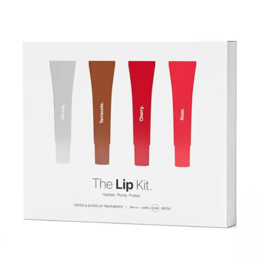 Transparent Lab Lipkit Treatment Набор увлажняющих бальзамов для губ SPF 50 в четырех оттенках.