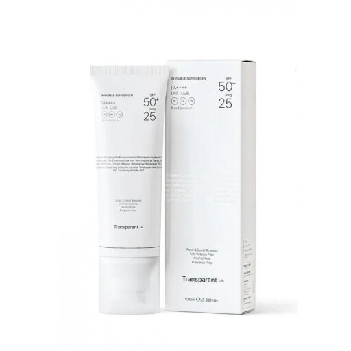 Transparent Lab Invisible Sunscreen SPF50+ 100ml Невидимый солнцезащитный крем