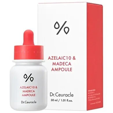 Dr.ceuracle Azelaic 10 &amp; Madeca Ampoule 30ml Сироватка з азелаїновою кислотою 10% та мадекасосидом