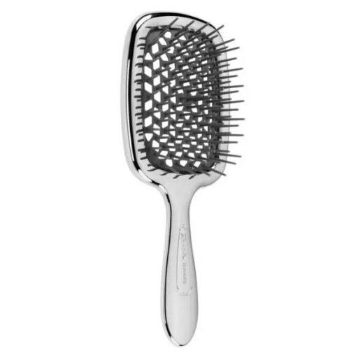 Щетка Janeke Small Superbrush The Original CRSP235 Серебро с черным