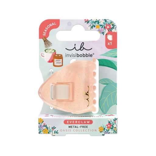 Заколка для волосся invisibobble EVERCLAW Mini Oasis Coral Crush